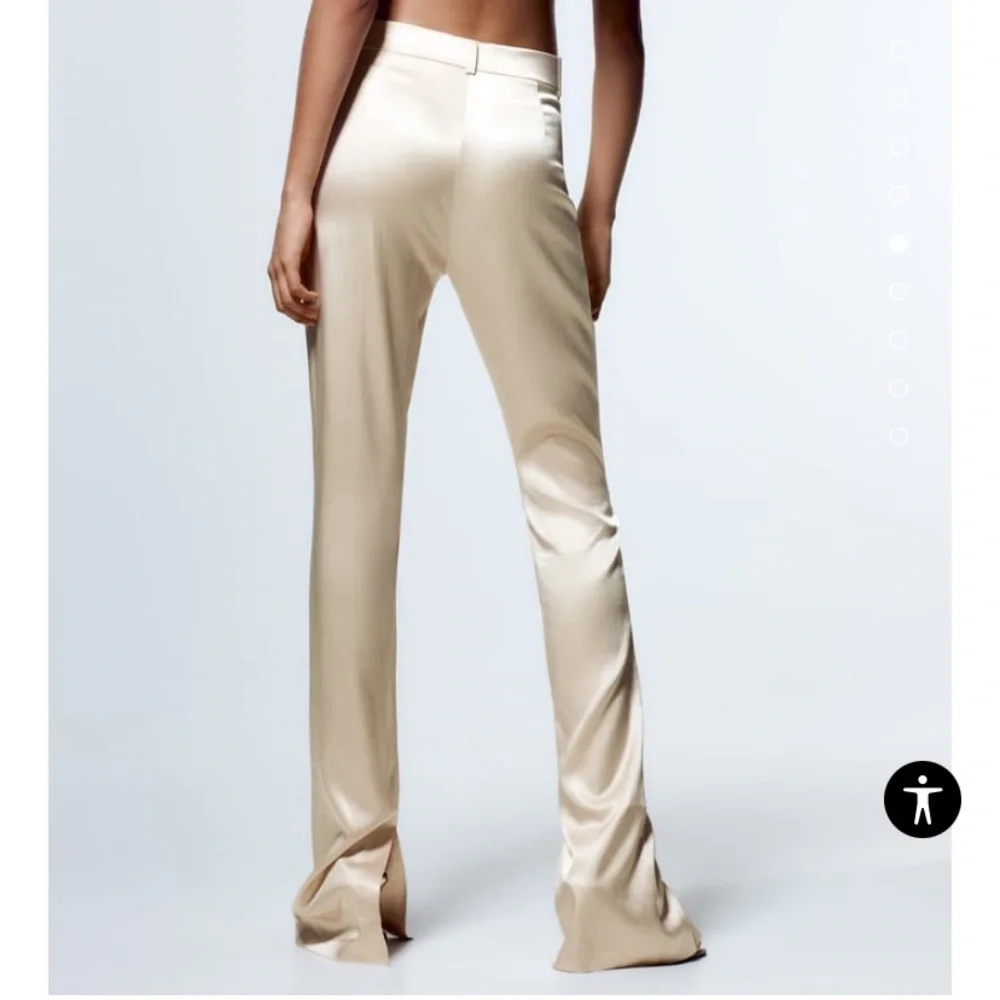 Zara Satin Pants - Picture 3 of 8